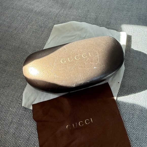 Gucci White Aviator Sunglasses - Picture 6 of 8